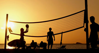 People playing volley ball in Antigua & Barbuda