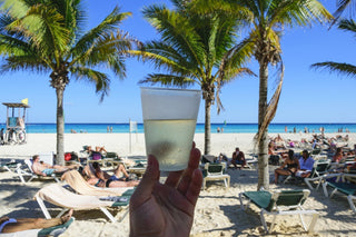 People at a beach in Dominica
