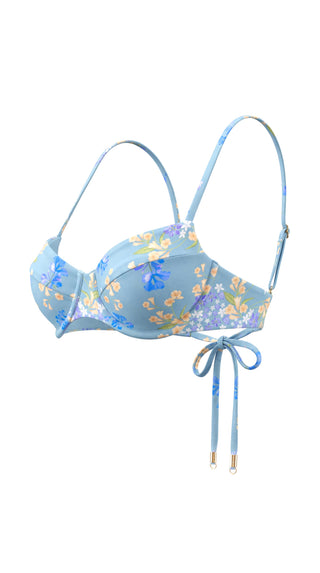 Pink Sands Panel Underwire Top With Tie Back-Bahamas