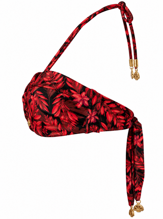 Love Bandeau Tie Top Top with Ring-Trinidad