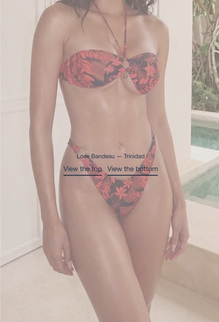 Love Bandeau Tie Top with Ring - Trinidad - look video