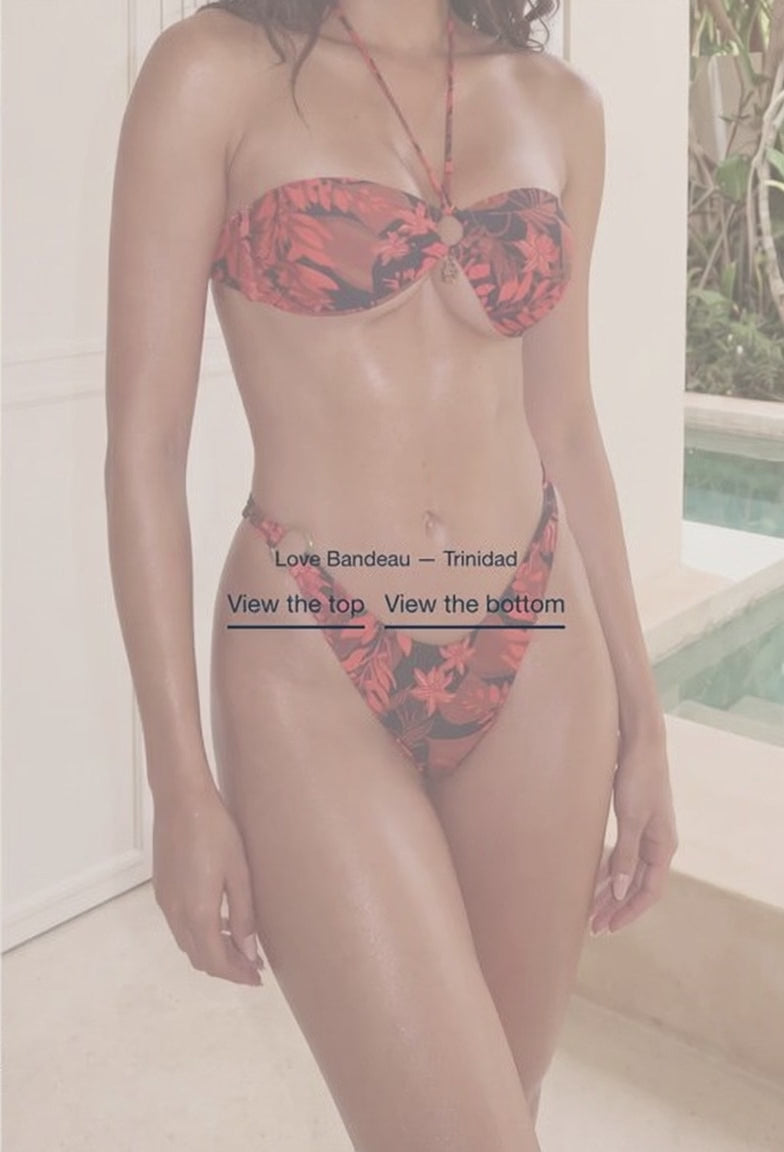 Love Bandeau Tie Top with Ring - Trinidad - look video